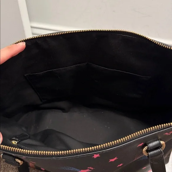 Coach Gallery Tote Bag with Disco Star Print - Picture 16 of 16